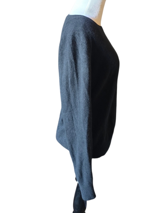 Quince Cashmere Crew Neck Sweater Black Size Medium - Picture 10 of 10